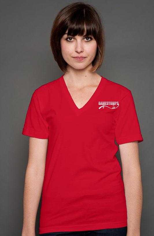 GameStomps unisex v-neck-Red